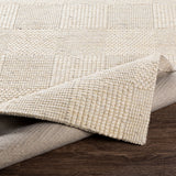 Colette Ivory Checkered Rug 0-RUGS - wool Surya