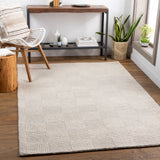 Colette Ivory Checkered Rug 0-RUGS - wool Surya