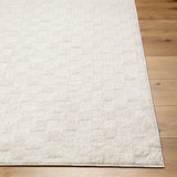 Floyd Ivory Checkered Rug 0-RUGS - patterned Surya