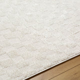 Floyd Ivory Checkered Rug 0-RUGS - patterned Surya