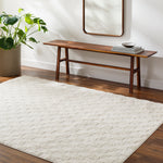 Floyd Ivory Checkered Rug 0-RUGS - patterned Surya