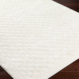 OVERSTOCK RUG - Floyd Ivory Border Checkered Rug - 9'2" x 12' IN STORE - Sale Rug Surya