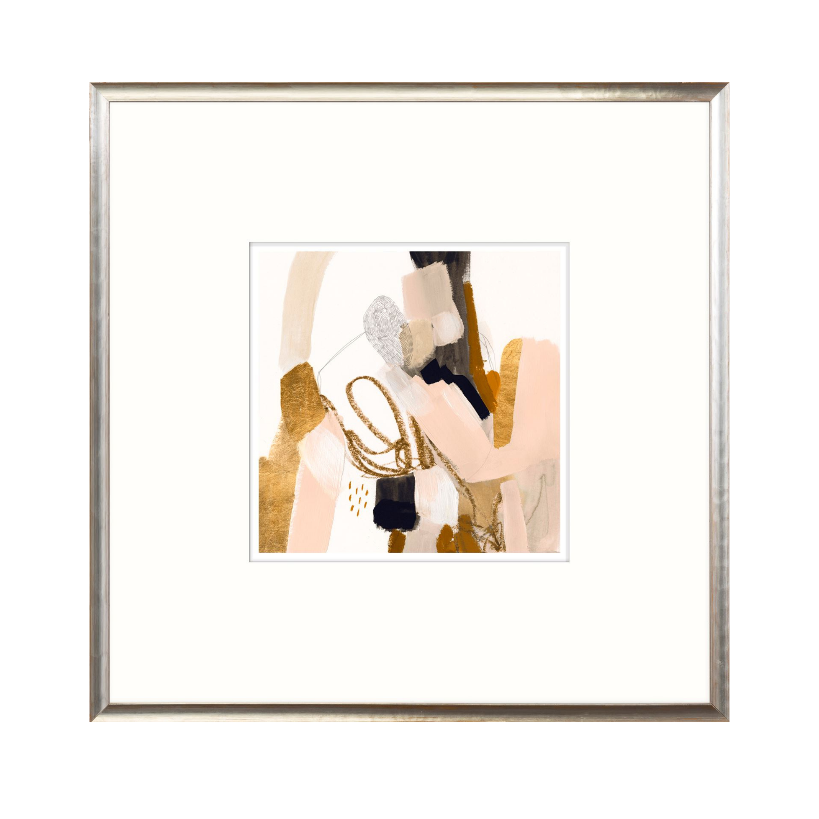 "Golden Scatter I" Framed Art Print ARTWORK - framed print Celadon Art