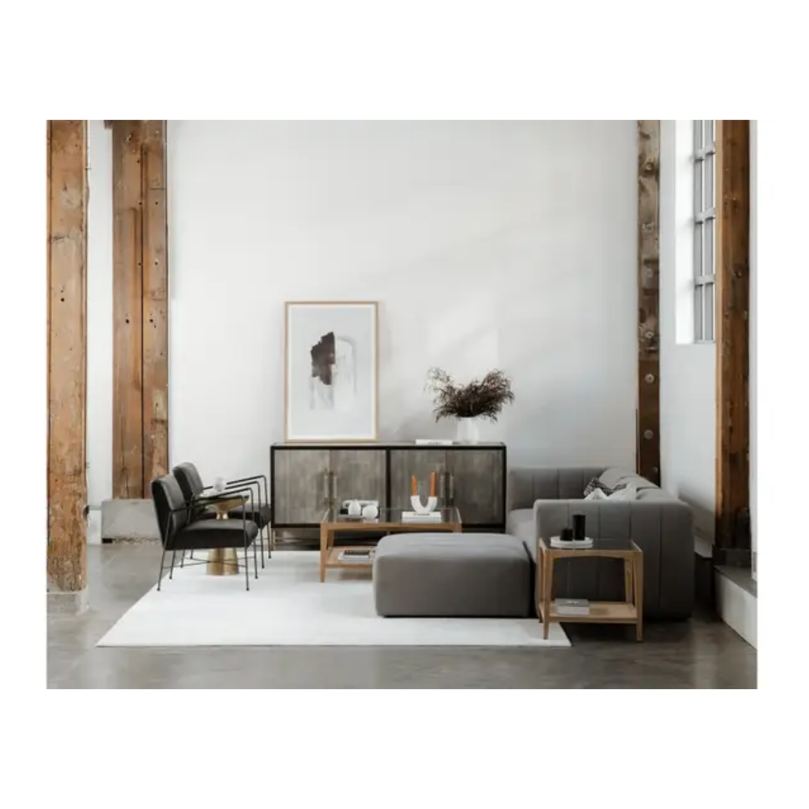 "Brushstrokes" Framed Art Print ARTWORK - framed print Moe's Furniture