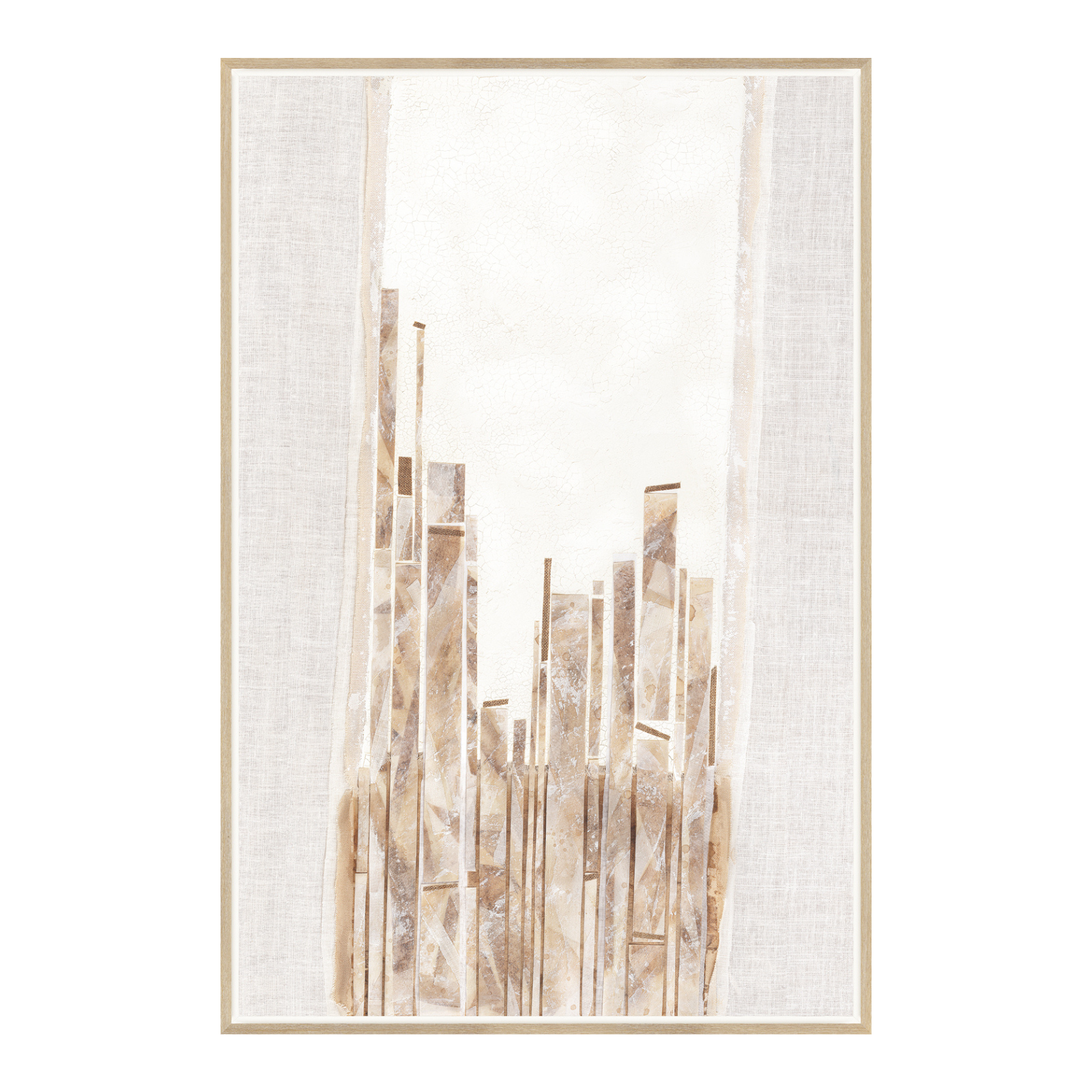 "Neutral Toned Overlay I" Framed Art ARTWORK - framed print Celadon Art