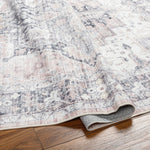 Laverne Charcoal / Blush Washable Rug 1 - RUGS - patterned Surya