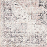 Laverne Charcoal / Blush Washable Rug 1 - RUGS - patterned Surya