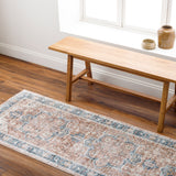 Laverne Denim / Rose Washable Rug 1 - RUGS - patterned Surya