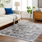 Laverne Charcoal / Beige Washable Rug 1 - RUGS - patterned Surya