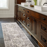 Laverne Charcoal / Beige Washable Rug 1 - RUGS - patterned Surya