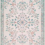 Laverne Floral Ivory Washable Rug 1 - RUGS - patterned Surya