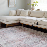 Laverne Sage / Blush Washable Rug 1 - RUGS - patterned Surya