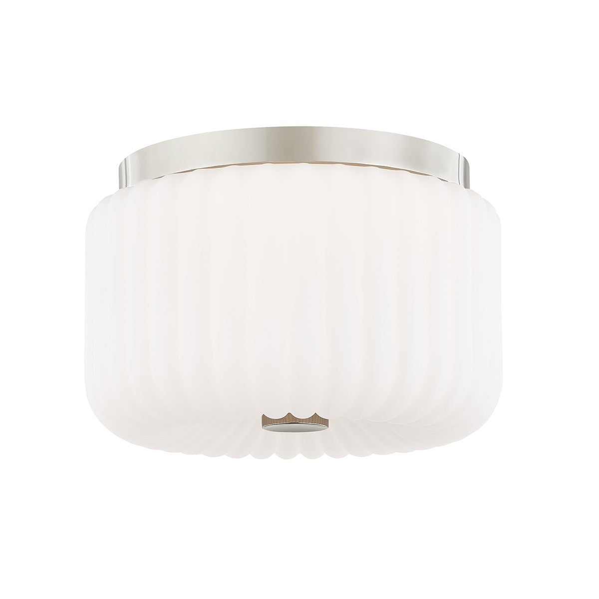 Lydia Flush Mount LIGHTING - flush mount Hudson Valley Lighting Polished Nickel