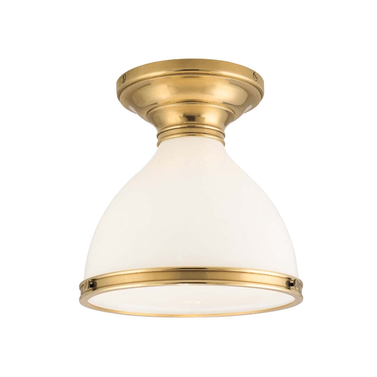 Randolph Semi Flush LIGHITING - semi-flush Hudson Valley Lighting Aged Brass