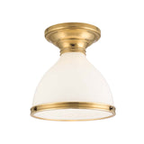 Randolph Semi Flush LIGHITING - semi-flush Hudson Valley Lighting Aged Brass