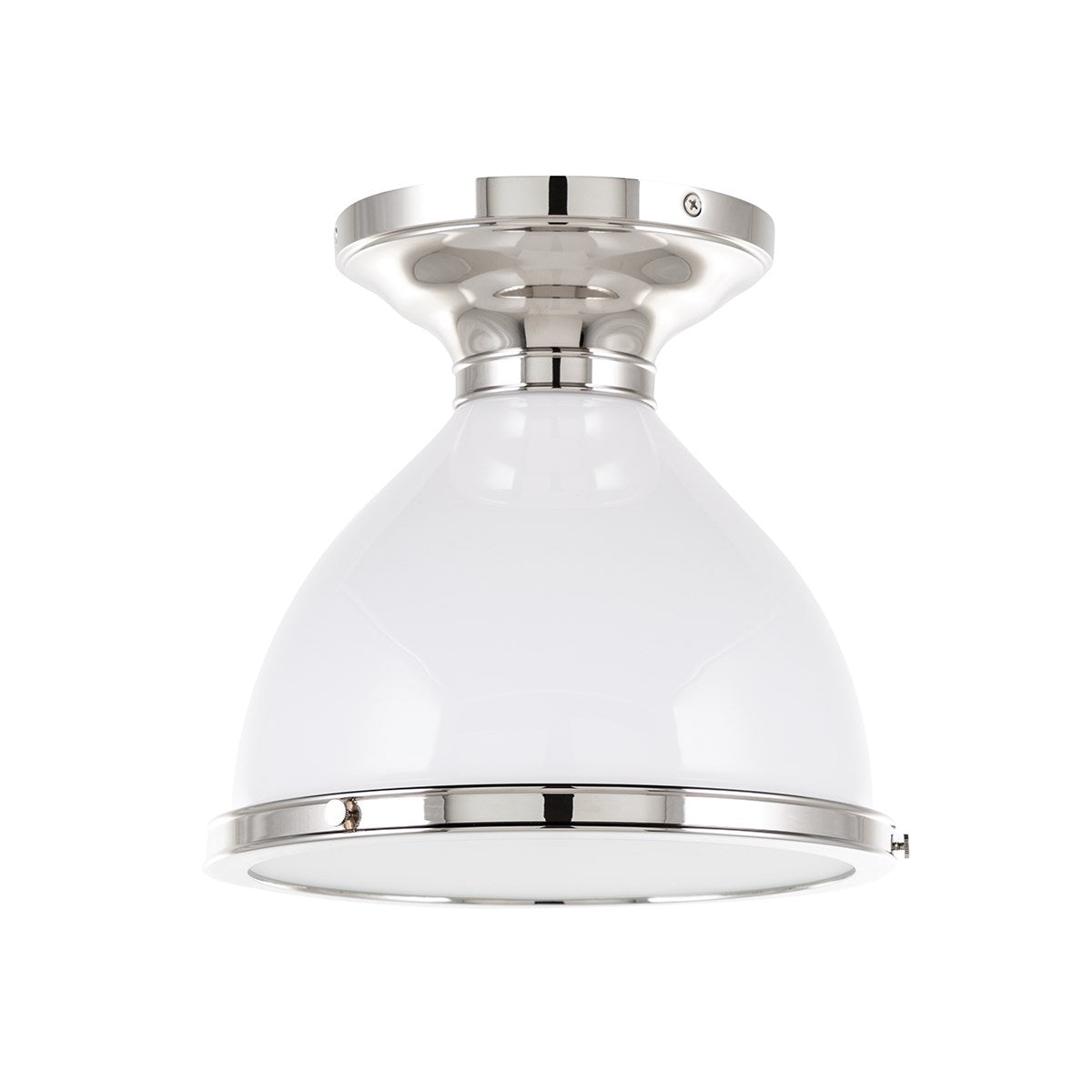 Randolph Semi Flush LIGHITING - semi-flush Hudson Valley Lighting Polished Nickel
