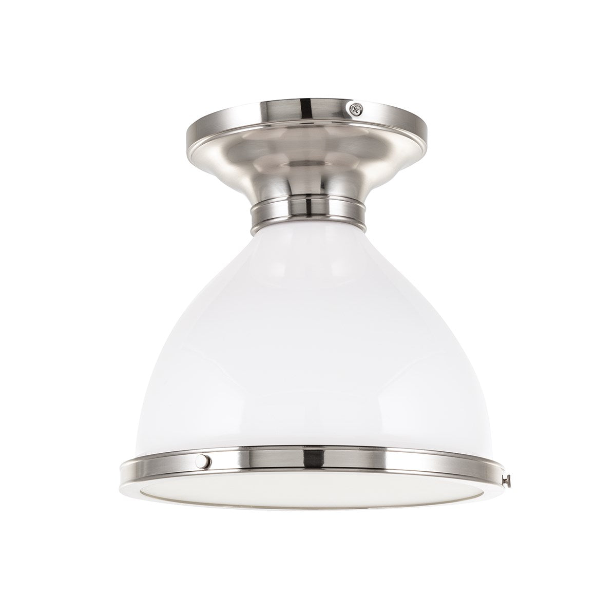 Randolph Semi Flush LIGHITING - semi-flush Hudson Valley Lighting Satin Nickel