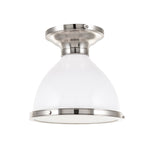 Randolph Semi Flush LIGHITING - semi-flush Hudson Valley Lighting Satin Nickel