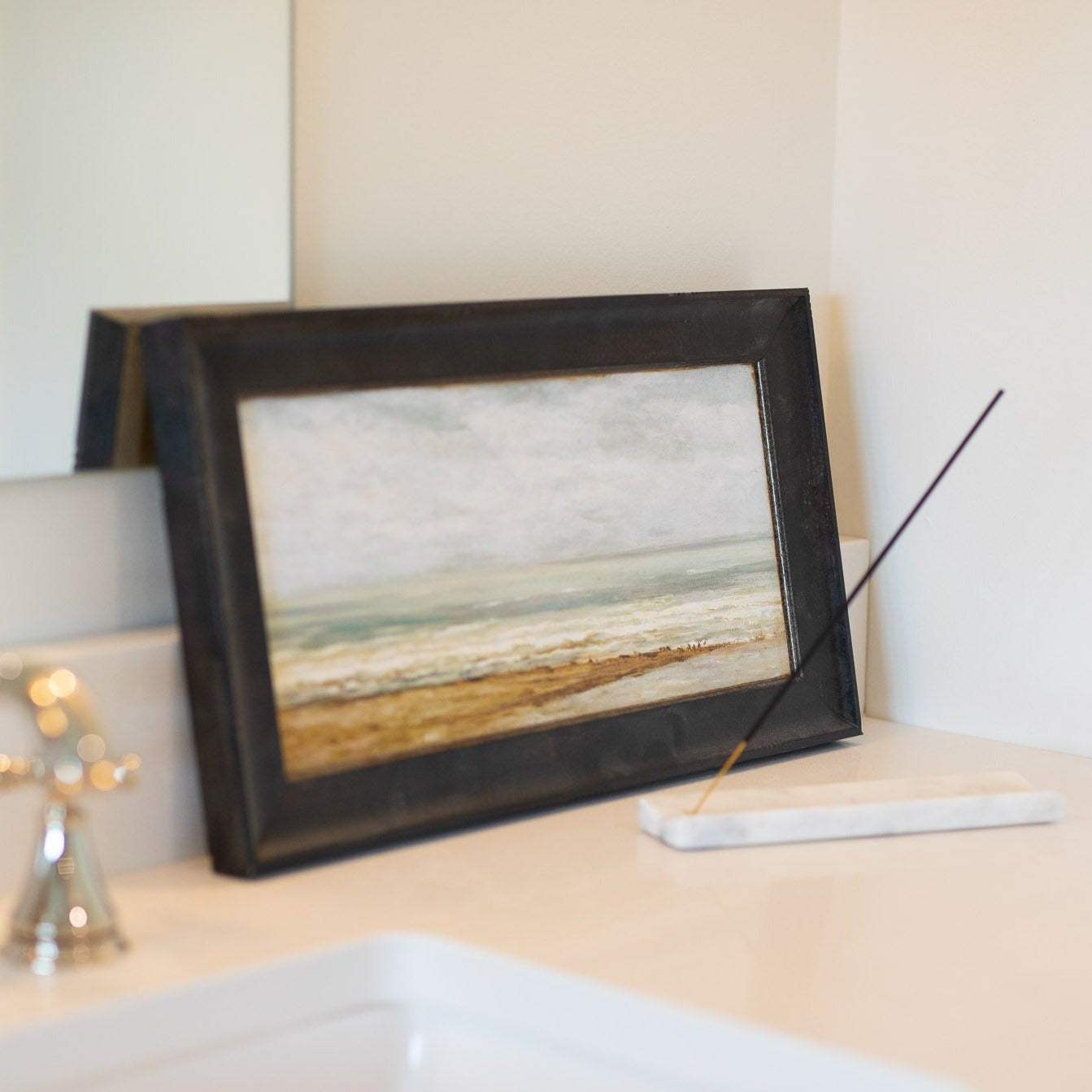 “Rolling Waves Petite Seascape” Framed Art Print 1-ARTWORK - framed print Celadon Art