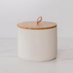 Ceramic Vanilla Canister with Lid canister David Shaw Large