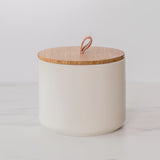 Ceramic Vanilla Canister with Lid canister David Shaw Large