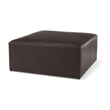 Minerva Leather Ottoman 12 - FURNITURE - bar/counter stool Mercana Dark Brown