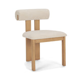Tristan Dining Chair - set of 2 FURNITURE - dining chairs Mercana Cream Chenille