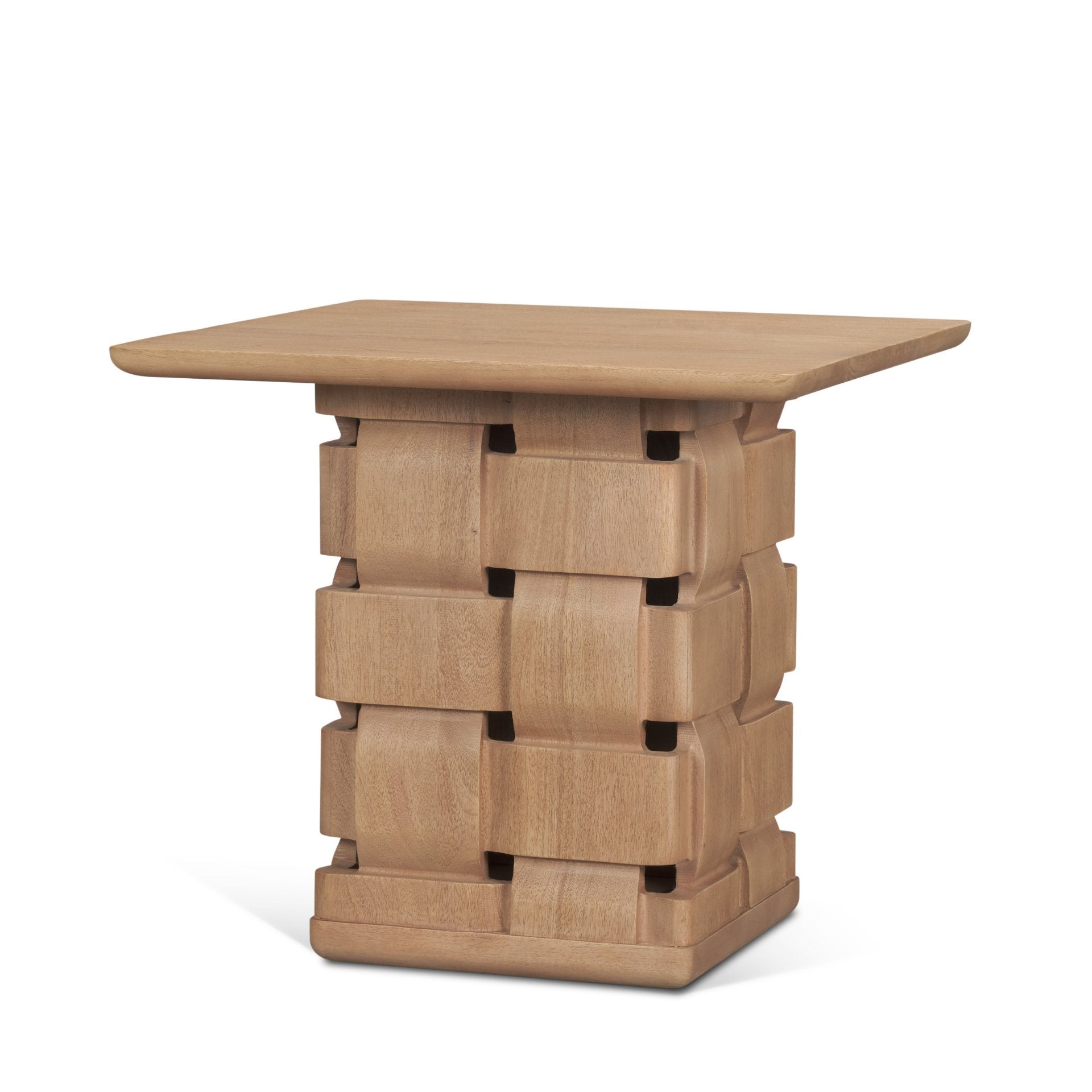 Tamlin Side Table, Light Wood