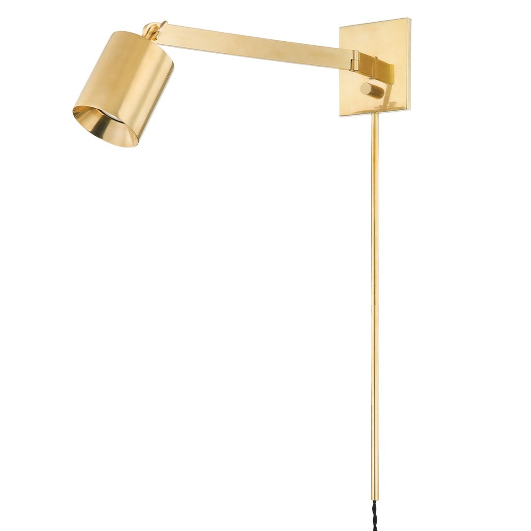 Highgrove Sconce by Mark D. Sikes LIGHTING - sconce Hudson Valley Lighting Aged Brass