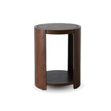Forbes End Table FURNITURE - side tables Style In Form Smoked Chestnut