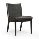 Antonia Armless Dining Chair - Brushed Ebony / Sonoma Black NA SKU - not for online Four Hands