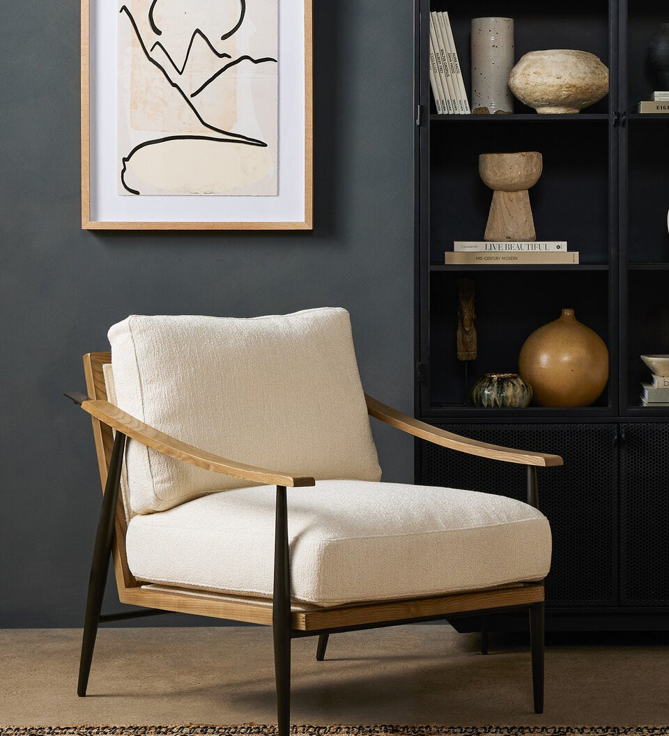 Kennedy Chair FURNITURE - lounge chair Four Hands