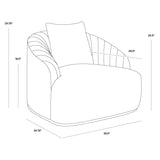 Aster Armchair FURNITURE - lounge chair Sunpan