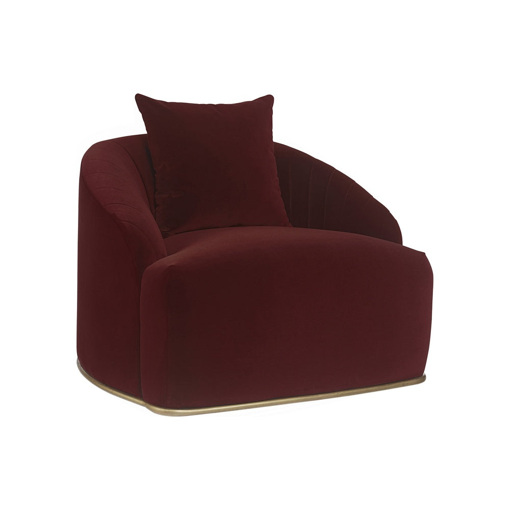 Aster Armchair FURNITURE - lounge chair Sunpan Merlot