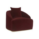 Aster Armchair FURNITURE - lounge chair Sunpan Merlot