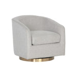 Haze Swivel Lounge Chair FURNITURE - lounge chair Sunpan Belfast Heather Grey