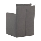 Glenris Wheeled Dining Armchair FURNITURE - dining chair Sunpan
