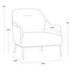 Camen Lounge Chair FURNITURE - lounge chair Sunpan