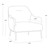 Camen Lounge Chair FURNITURE - lounge chair Sunpan