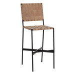 Omar Barstool FURNITURE - barstool Sunpan Tan Leather