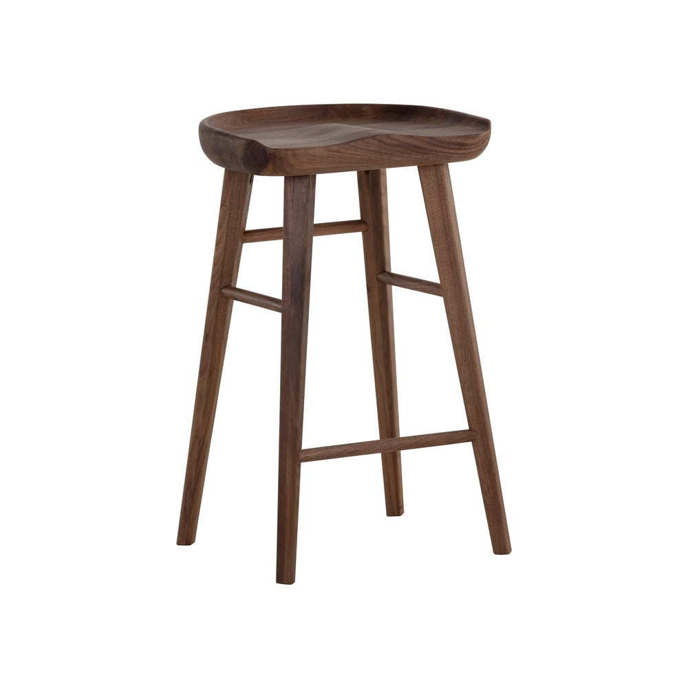 Domiron Counter Stool FURNITURE - counter stool Sunpan Walnut