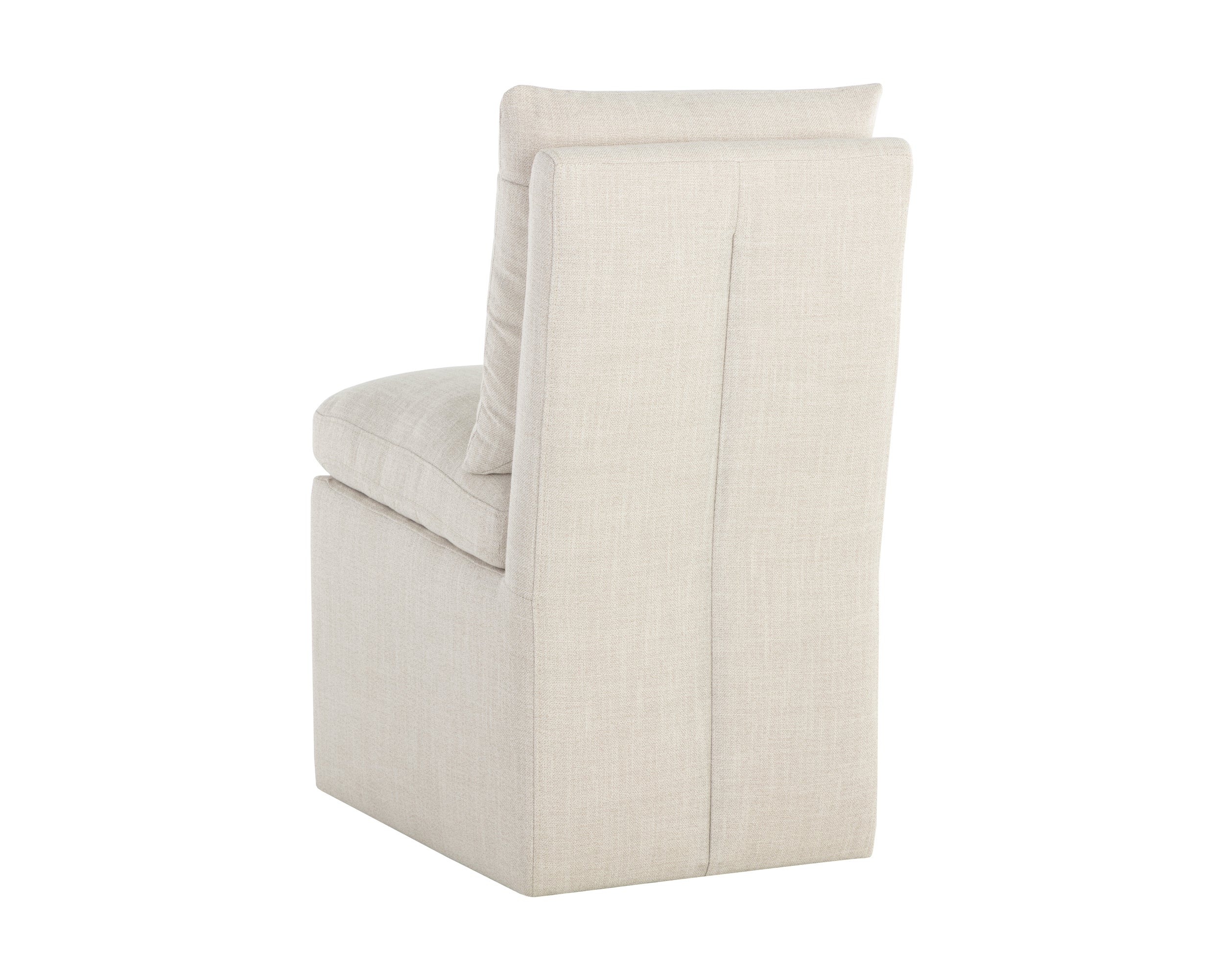 Glenris Wheeled Dining Chair FURNITURE - dining chair Sunpan