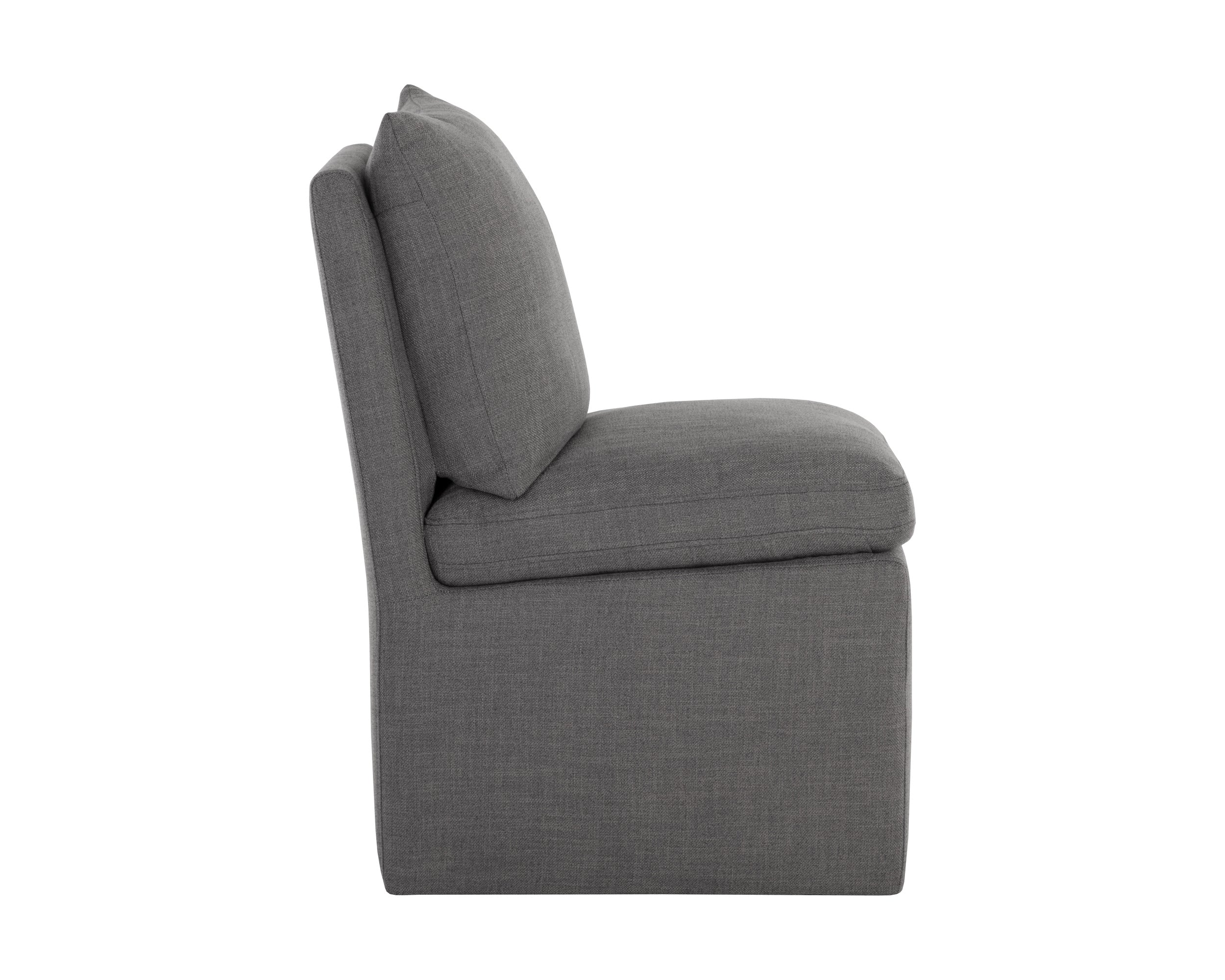 Glenris Wheeled Dining Chair FURNITURE - dining chair Sunpan