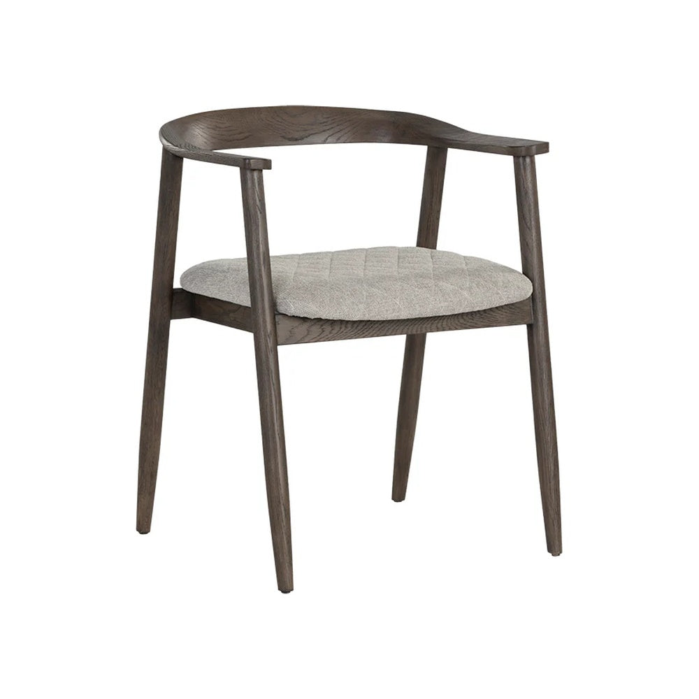Jerome Dining Armchair FURNITURE - dining chair Sunpan Dark Brown