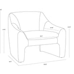 Neveen Lounge Chair FURNITURE - lounge chair Sunpan