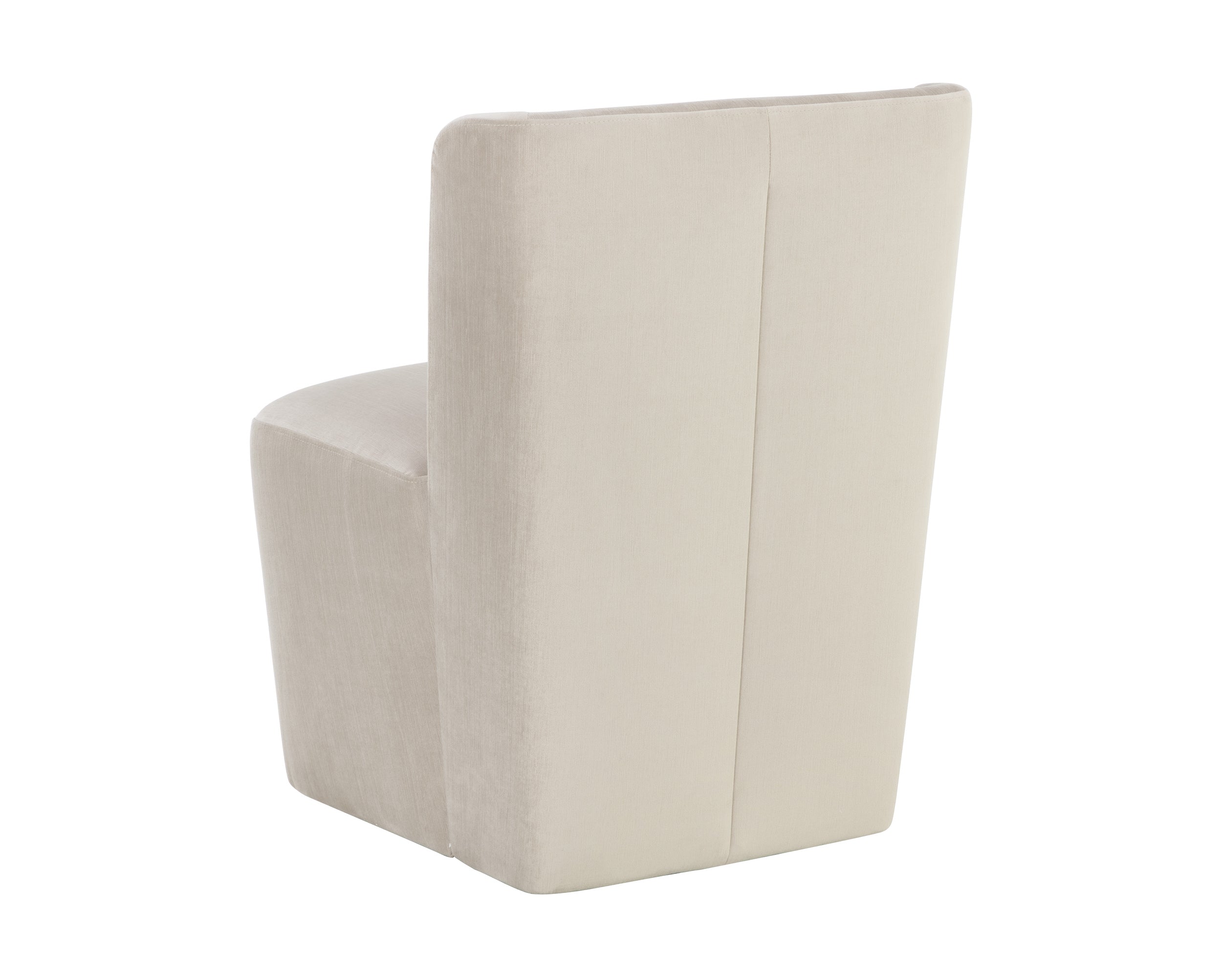 Almira Wheeled Dining Chair FURNITURE - dining chair Sunpan