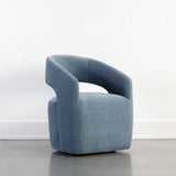 Loryn Wheeled Dining Armchair FURNITURE - dining chair Sunpan