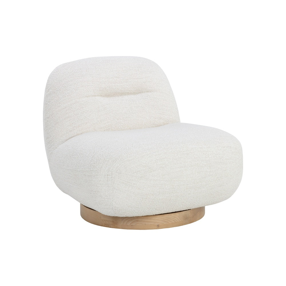 Franza Swivel Lounge Chair FURNITURE - lounge chair Sunpan Merino Pearl