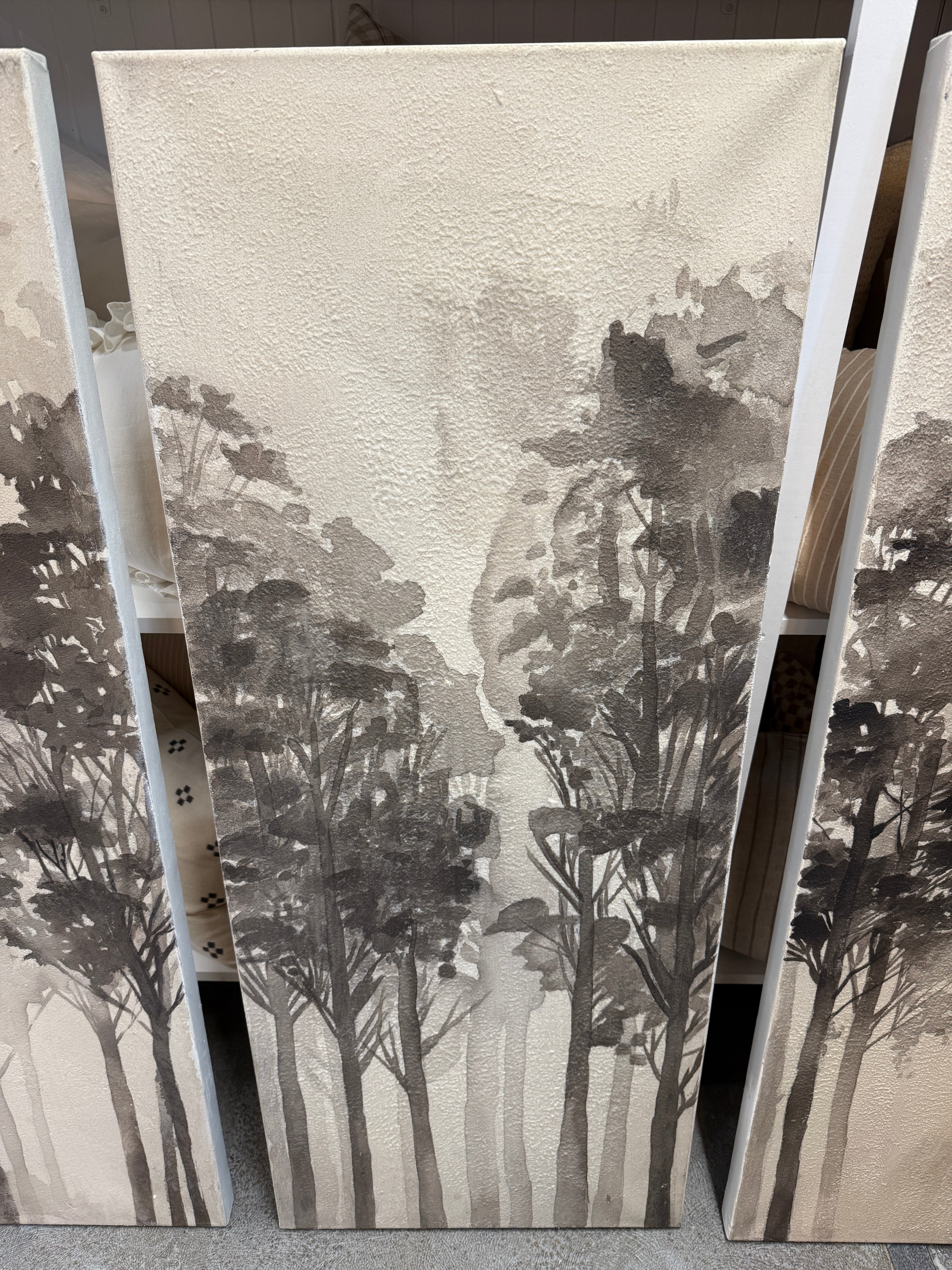 FLOOR MODEL - "Woodland Calm" Framed Canvas Set ARTWORK - in store Renwil