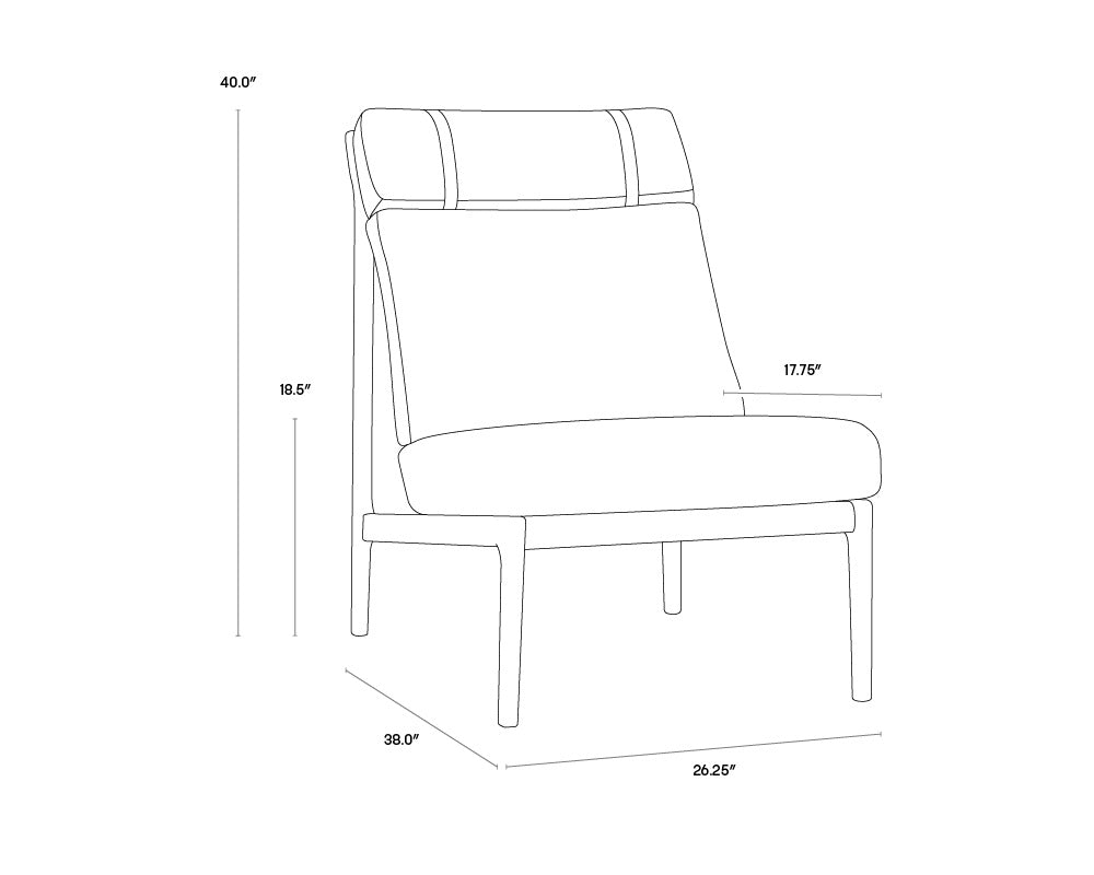Eliiana Lounge Chair FURNITURE - lounge chair Sunpan